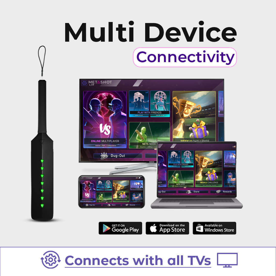 Bat Smart System MetaShot Smart Bat + TV Kit – Metashot.in
