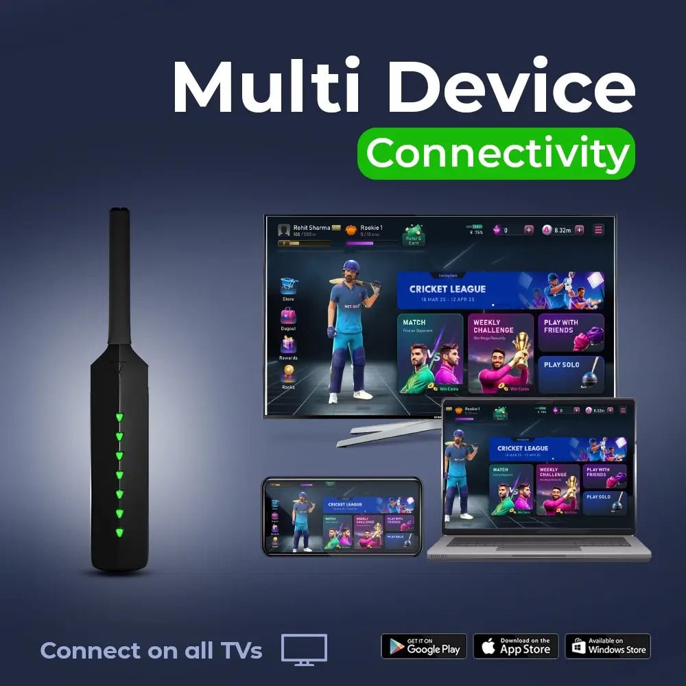 Smart Bat Rosa MetaShot Smart Bat + TV Connector – Metashot.in